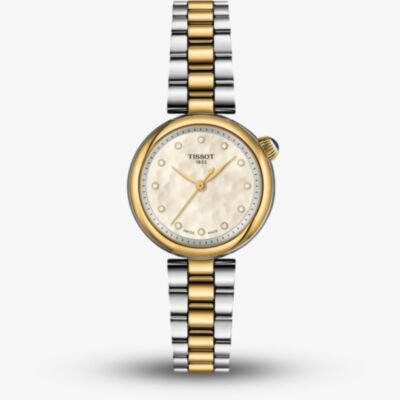 Tissot Ladies Desir Mother Of Pearl Dial Two Tone Stainless Steel Bracelet Watch T152.010.22.116.00