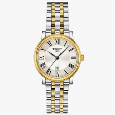 Tissot Ladies T-Classic Carson Premium Two Tone Bracelet Watch T122.210.22.033.00