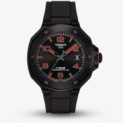 Tissot Mens T-Race Powermatic 80 Black Watch T141.807.37.057.00