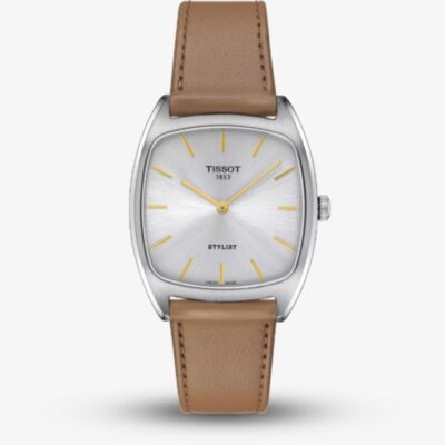 Tissot Ladies Stylist Brown Leather Strap Watch T159.909.16.031.00
