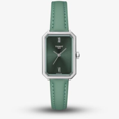 Tissot Ladies SRV Green Leather Strap Watch T160.110.16.093.00