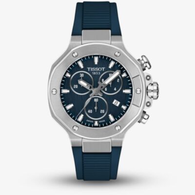 Tissot T-Race 38mm Blue Chronograph Watch T141.817.17.041.00