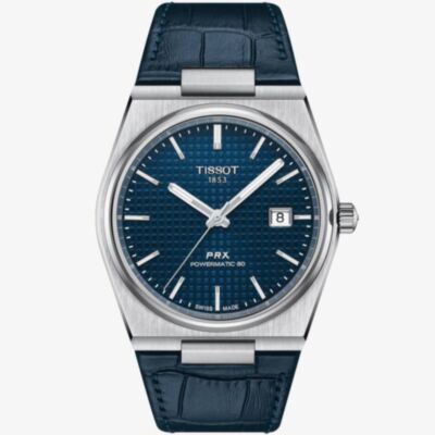Tissot Mens PRX Powermatic 80 Automatic Blue Watch T137.407.16.041.00