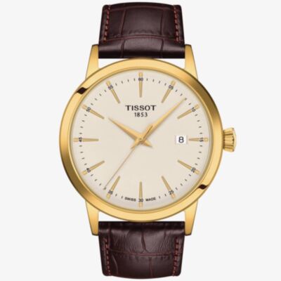 Tissot Classic Dream Gold Plated Watch T129.410.36.261.00