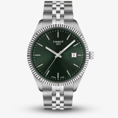 Tissot Mens Ballade Dark Green Dial Watch T156.410.11.091.00
