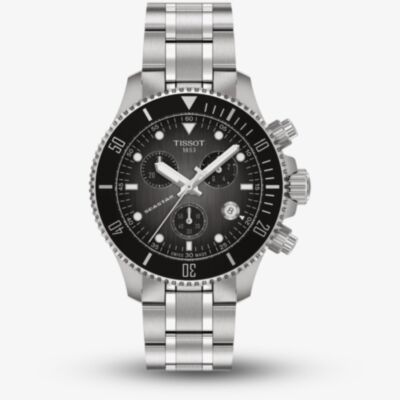Tissot Seastar 1000 Stainless Steel & Black Chronograph Watch T120.217.11.061.00