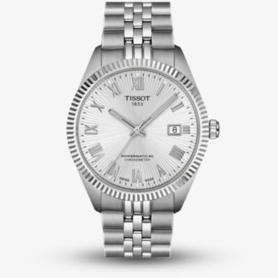 Tissot Mens Ballade Powermatic 80 Silver Dial Watch T156.408.11.033.00