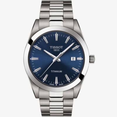Tissot Mens Gentleman Titanium Watch T127.410.44.041.00