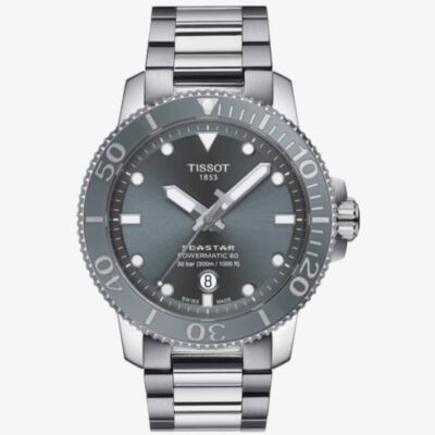 Tissot Mens Grey Seastar Watch T120.407.11.081.01
