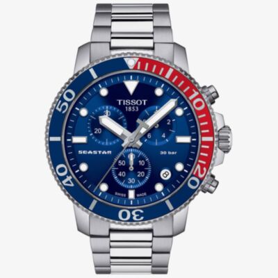 Tissot Mens Blue Seastar Watch T120.417.11.041.03