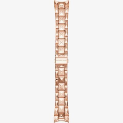 Michael Kors Access Bradshaw Rose Gold Plated Watch Bracelet MKT9031