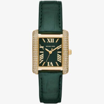 Michael Kors Ladies Emery Green Dial Watch MK4697