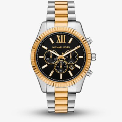 Michael Kors Mens Lexington Two-Tone Chronograph Watch MK9207