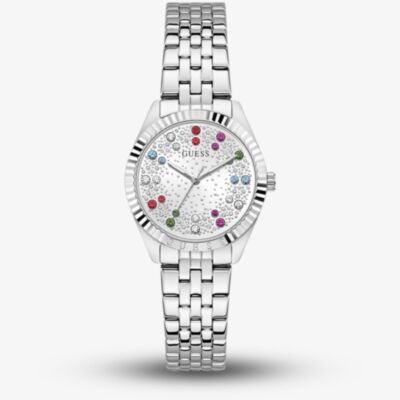 Guess Ladies Adelaide Silver Bracelet Watch GW1103L1