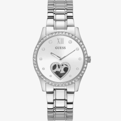 Guess Ladies Be Loved Silver Watch GW0380L1