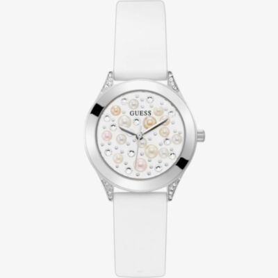 Guess Ladies pearl Stainless Steel Watch GW0381L1