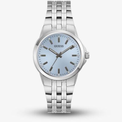 Guess Mens Archie Siver Braclet Watch GW1121G1