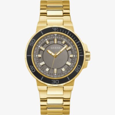 Guess Mens Track Gold Plated Watch GW0426G2