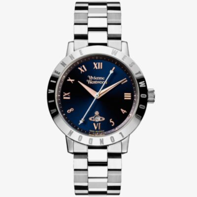Vivienne Westwood Bloomsbury Blue Bracelet Watch VV152NVSL