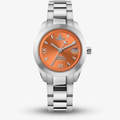 Vivienne Westwood Ladies Fenchurch Orange Dial Watch VV292ORSL