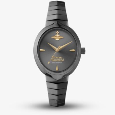 Vivienne Westwood Ladies Armour Gun Metal Watch VV314GYGY 