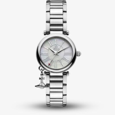 Vivienne Westwood Ladies Orb Silver Mother Of Pearl Dial Watch VV006PSLSL