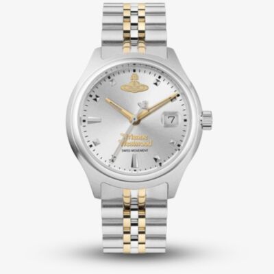 Vivienne Westwood Ladies Little Camberwell Two-Tone Silver Dial Watch VV311SLSG