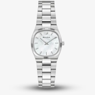 Bulova Ladies Super Seville Mini Silver Bracelet Watch 96L353