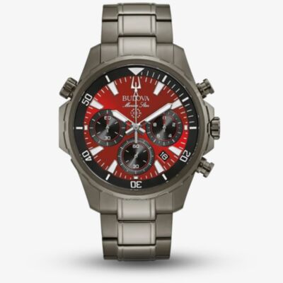 Bulova Mens Marine Star Chronograph Bracelet Watch 98B350