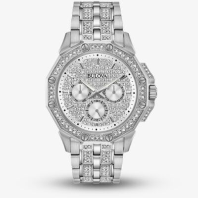 Bulova Mens Crystal Octava Watch 96C134