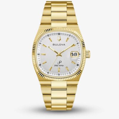 Bulova Super Seville Gold Plated Watch 97B223