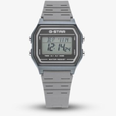 G Star Gridline Grey Digital Strap Watch GSW.501.01