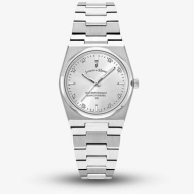 Jacques du Manoir Ladies Horizon Silver Dial Stainless Steel Bracelet Watch JWL03601