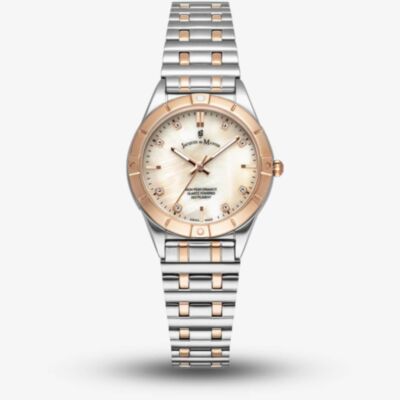 Jacques du Manoir Ladies Leonie Rose Gold Mother Of Pearl Dial Bracelet Watch JWL05904