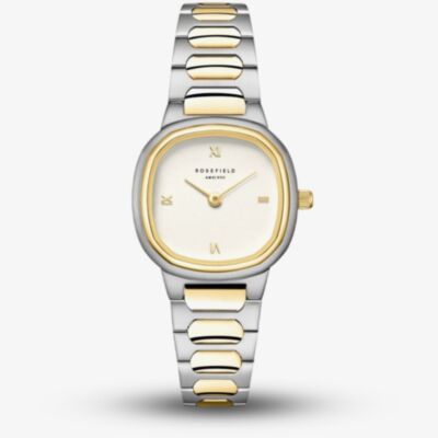 ROSEFIELD Ladies Gaia XS White Dial Two Tone Bracelet Watch ORCDSD-OR06