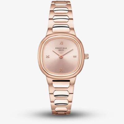 ROSEFIELD Ladies Gaia XS Rose Gold Dial Bracelet Watch ORSRSR-OR07