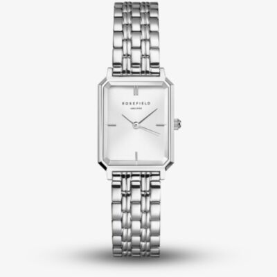 ROSEFIELD Ladies Octagon XS Silver Dial Bracelet Watch OWGSS-O63
