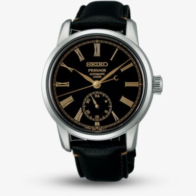 Seiko Unisex Presage Classic Urushi Black Dial Watch SPB499J1