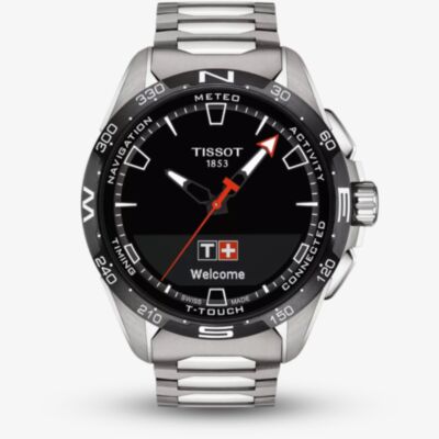 Tissot Mens T-Touch Connect Solar Black Bracelet Smartwatch T121.420.44.051.00