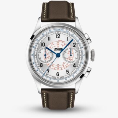 Tissot Mens Telemeter 1938 Brown Leather Strap Watch T142.462.16.032.00