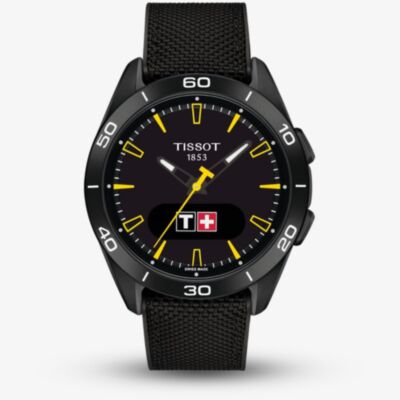 Tissot Mens T-Touch Connect Sport Jungfraubahn Black Rubber Strap Smartwatch T153.420.47.051.06