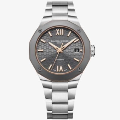 Baume & Mercier Ladies Riviera Grey Automatic Watch 10661