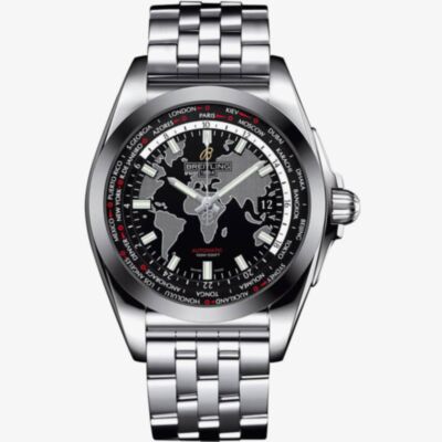 Pre-Owned Breitling Galactic Unitime Bracelet Watch WB3510U4/BD94 375A