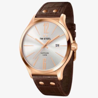 TW Steel Mens Slim Line Strap Watch TW1304