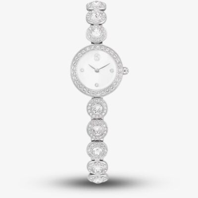 Swarovski Ladies Una Angelic White Dial Bracelet Watch 5737038