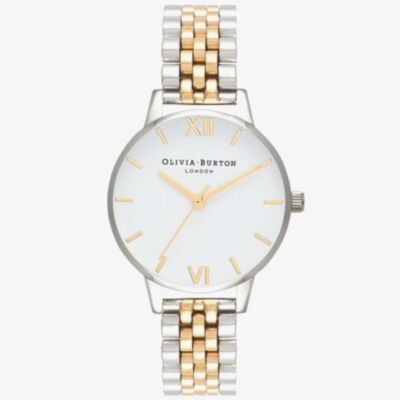 Olivia Burton Midi Dial Gold And Silver Bracelet Watch OB16MDW34
