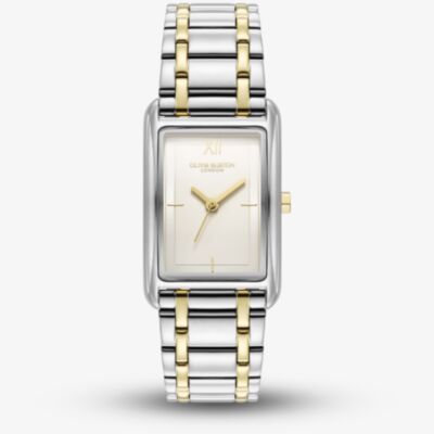 Olivia Burton Classic Grove Two Tone Rectangle Dial Watch 24000197
