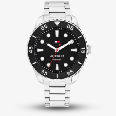 Tommy Hilfiger Mens Oceanic Black Watch 1792203