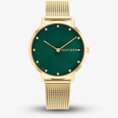 Tommy Hilfiger Pippa Green Crystal Dial Watch 1782668