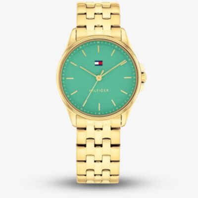 Tommy Hilfiger Ladies Jade Green Dial Watch 1782774